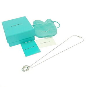 TIFFANY Co Silver Interlocking Circle Necklace